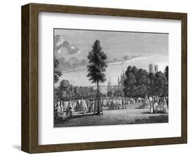 Camp in St James Park-James Fittler-Framed Art Print