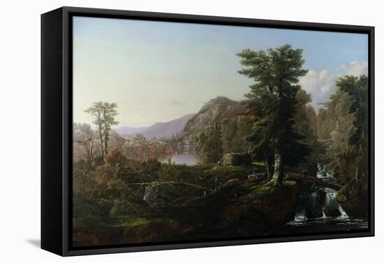 Camp in the Wilderness-William Louis Sonntag-Framed Stretched Canvas