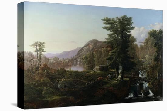 Camp in the Wilderness-William Louis Sonntag-Stretched Canvas