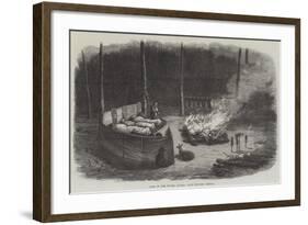 Camp in the Woods, Alaska, Late Russian America-null-Framed Giclee Print