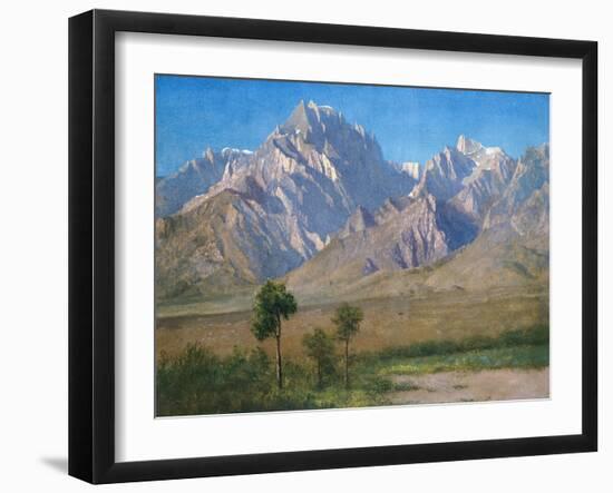 Camp Independence, Colorado, 1873-Albert Bierstadt-Framed Giclee Print