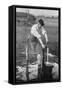 Camp Like, Getting Water, 1896-Gregory & Co-Framed Stretched Canvas