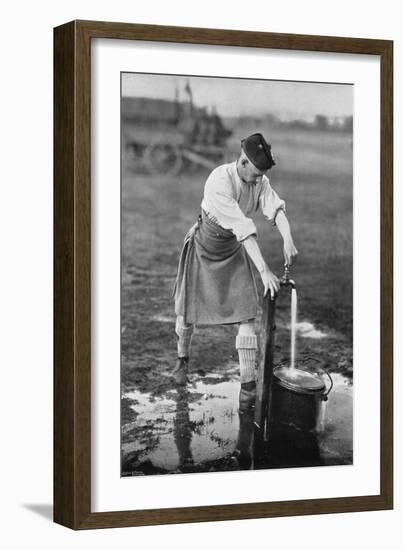 Camp Like, Getting Water, 1896-Gregory & Co-Framed Giclee Print