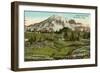 Camp of the Clouds, Mt. Rainier, Washington-null-Framed Art Print