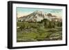 Camp of the Clouds, Mt. Rainier, Washington-null-Framed Art Print