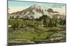Camp of the Clouds, Mt. Rainier, Washington-null-Mounted Art Print