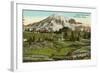 Camp of the Clouds, Mt. Rainier, Washington-null-Framed Art Print