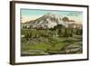 Camp of the Clouds, Mt. Rainier, Washington-null-Framed Art Print