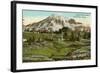 Camp of the Clouds, Mt. Rainier, Washington-null-Framed Art Print