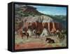 Camp of the Comanche-Jack Sorenson-Framed Stretched Canvas