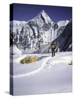 Camp One, Everest Southside-Michael Brown-Stretched Canvas