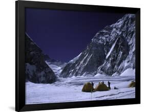 Camp One on Everest Southside-Michael Brown-Framed Premium Photographic Print