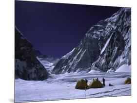 Camp One on Everest Southside-Michael Brown-Mounted Premium Photographic Print