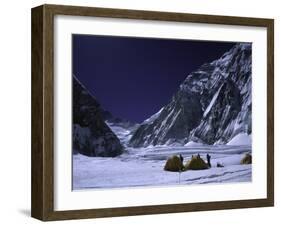 Camp One on Everest Southside-Michael Brown-Framed Photographic Print