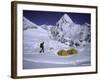 Camp One on Everest Southside-Michael Brown-Framed Photographic Print