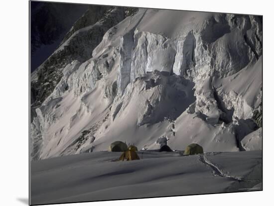 Camp One on Southside of Everest, Nepal-Michael Brown-Mounted Photographic Print