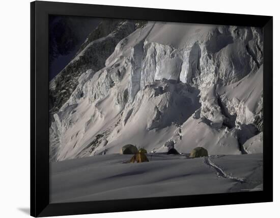 Camp One on Southside of Everest, Nepal-Michael Brown-Framed Photographic Print