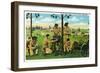 Camp Shelby, Mississippi, View of Soldiers in the Signal Corps-Lantern Press-Framed Art Print