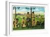 Camp Shelby, Mississippi, View of Soldiers in the Signal Corps-Lantern Press-Framed Art Print