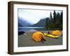 Camp Site by Lake, Chile-Michael Brown-Framed Photographic Print