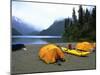 Camp Site by Lake, Chile-Michael Brown-Mounted Photographic Print