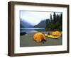 Camp Site by Lake, Chile-Michael Brown-Framed Photographic Print