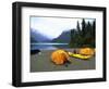 Camp Site by Lake, Chile-Michael Brown-Framed Photographic Print