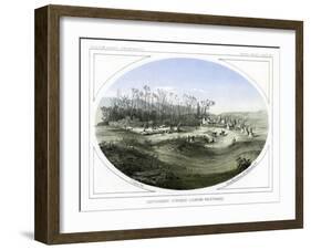 Camp Stevens, Looking Westward, Montana, USA, 1856-Gustav Sohon-Framed Giclee Print