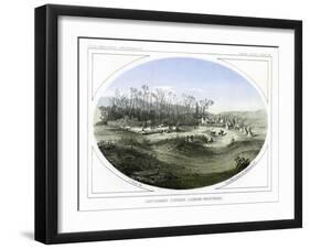 Camp Stevens, Looking Westward, Montana, USA, 1856-Gustav Sohon-Framed Giclee Print