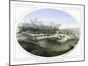Camp Stevens, Looking Westward, Montana, USA, 1856-Gustav Sohon-Mounted Giclee Print