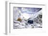 Camp Two on the Upper Khumbu Glacier at 21,500' on the South Side of Mount Everest, Nepal-Kent Harvey-Framed Photographic Print