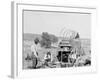 Camp Wagon on a Texas Roundup-null-Framed Photo