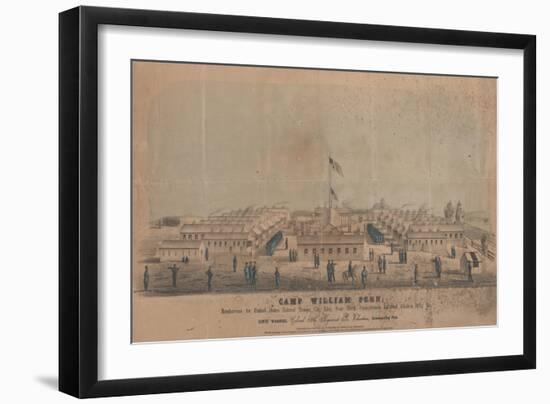 Camp William Penn, C.1864-Louis N. Rosenthal-Framed Giclee Print