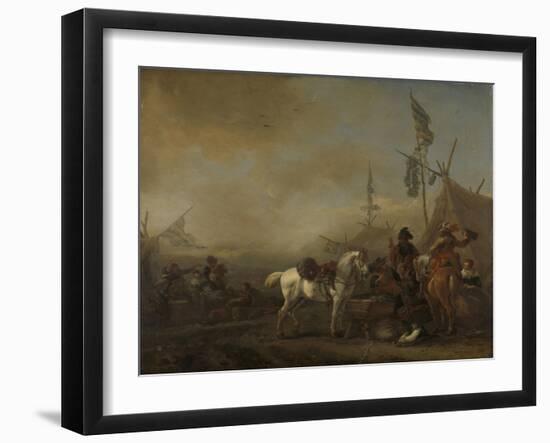 Camp-Philips Wouwerman-Framed Art Print