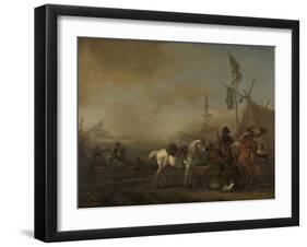 Camp-Philips Wouwerman-Framed Art Print