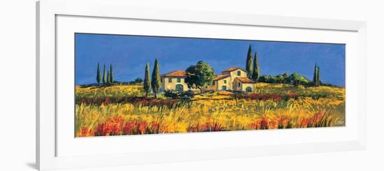 Campagna toscana-Daniela Corallo-Framed Art Print