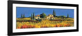 Campagna toscana-Daniela Corallo-Framed Art Print