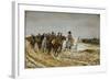 Campagne de France, 1814-Napoleon's last stand in France,1814.-Jean-Louis-Ernest Meissonier-Framed Giclee Print