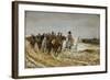 Campagne de France, 1814-Napoleon's last stand in France,1814.-Jean-Louis-Ernest Meissonier-Framed Giclee Print