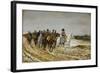 Campagne de France, 1814-Napoleon's last stand in France,1814.-Jean-Louis-Ernest Meissonier-Framed Giclee Print