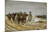 Campagne de France, 1814-Napoleon's last stand in France,1814.-Jean-Louis-Ernest Meissonier-Mounted Giclee Print