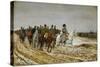 Campagne de France, 1814-Napoleon's last stand in France,1814.-Jean-Louis-Ernest Meissonier-Stretched Canvas