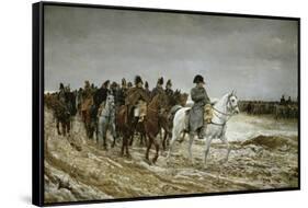 Campagne de France, 1814-Jean-Louis Ernest Meissonier-Framed Stretched Canvas