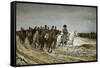 Campagne de France, 1814-Jean-Louis Ernest Meissonier-Framed Stretched Canvas