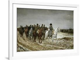 Campagne de France, 1814-Jean-Louis Ernest Meissonier-Framed Premium Giclee Print