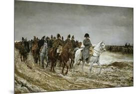 Campagne de France, 1814-Jean-Louis Ernest Meissonier-Mounted Premium Giclee Print