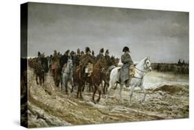 Campagne de France, 1814-Jean-Louis Ernest Meissonier-Stretched Canvas
