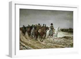 Campagne de France, 1814-Jean-Louis Ernest Meissonier-Framed Giclee Print