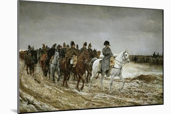 Campagne de France, 1814-Jean-Louis Ernest Meissonier-Mounted Giclee Print