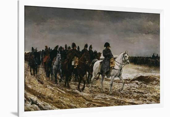 Campagne de France Napoleon, c.1864-Jean-Louis Ernest Meissonier-Framed Giclee Print